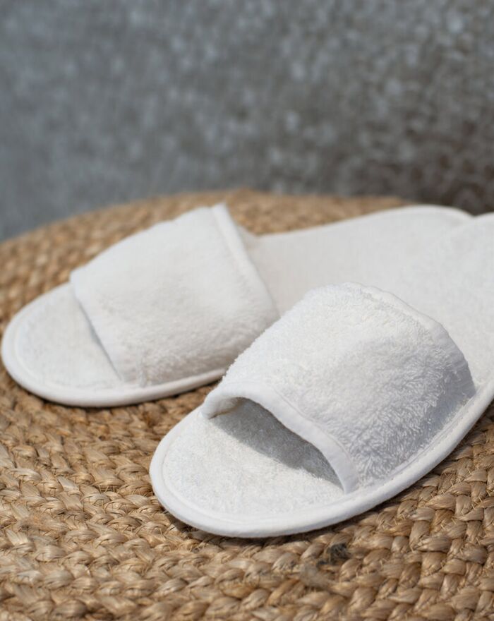 Classic terry slippers (open-toe) Thumbnail