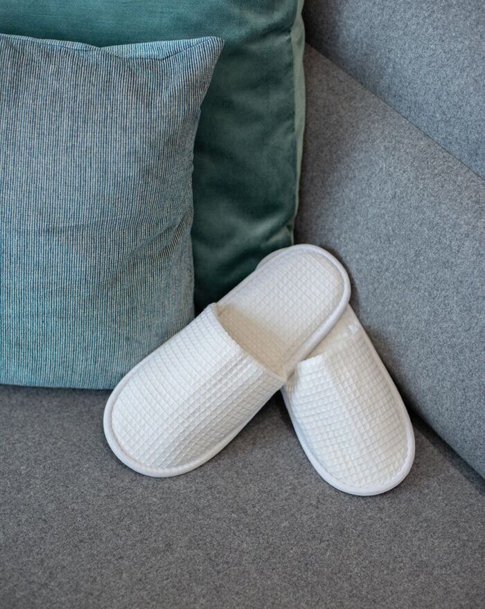 Waffle mule slippers Thumbnail